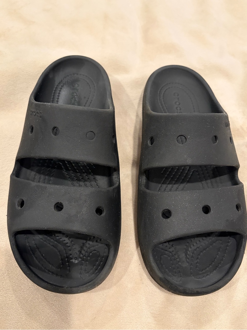 Crocs Men’s Black Slide Sandals